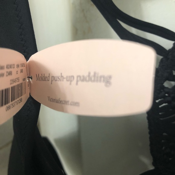 victoria secret swim bikini top 34a molded push up - Picture 3 of 6